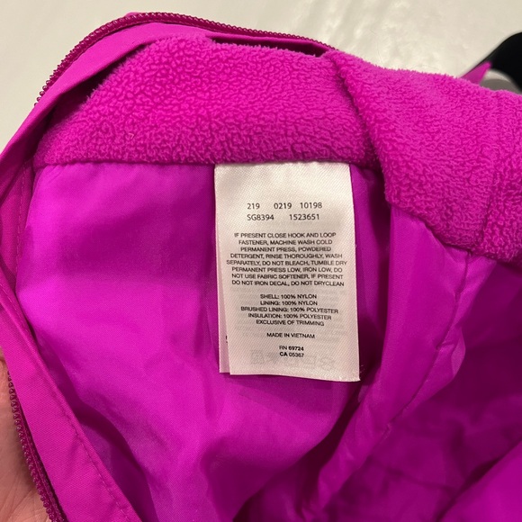 Columbia Youth Small 7/8 Pink Ski Snow Bib Overalls Snow Pant Winter - Picture 6 of 6